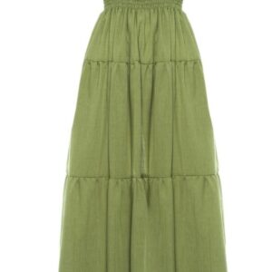 off-shoulder maxi dress